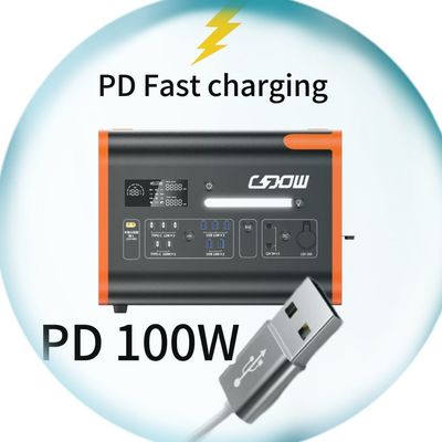 2200W AC DC Tipo C Batería de respaldo de energía de emergencia Estación de energía portátil personalizable