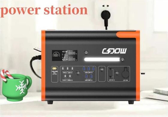 2200W AC DC Tipo C Batería de respaldo de energía de emergencia Estación de energía portátil personalizable