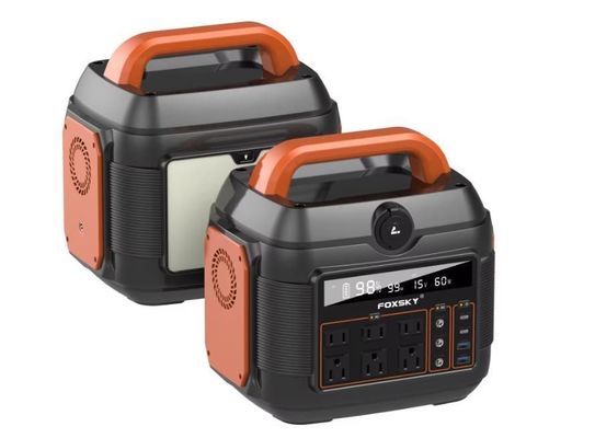 Potencia de reserva de batería de tipo C de 600W/576wh de corriente alterna y corriente continua Estación de energía portátil de emergencia