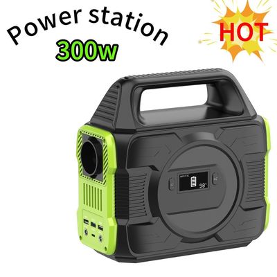 Estación de energía portátil para camping al aire libre con capacidad de batería recargable de 300W/1200W
