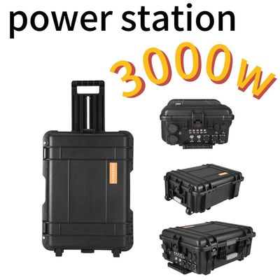Viaje 3000W/220V/110V/UPS Pure Sine LiFePO4 Batería de respaldo Camping Estación de energía portátil