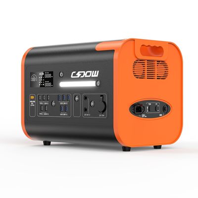 Estación de energía móvil de 3 kW con función de protección contra sobrecarga y carga inalámbrica de 15 W