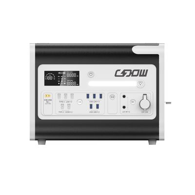 Estación de energía móvil de 3 kW con función de protección contra sobrecarga y carga inalámbrica de 15 W