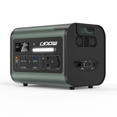 Estación de energía portátil para automóviles de carga solar de 800W Max con forma de onda de salida de onda senoide pura