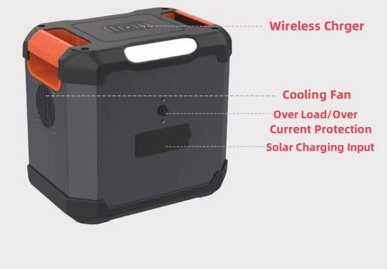 Generador solar portátil de 1500W/1344wh Estación de energía portátil para la preparación ante desastres