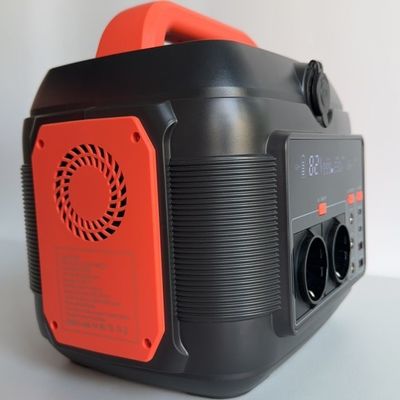 600W de viaje de almacenamiento de energía de litio portátil fuente de alimentación con paneles solares de carga 60W