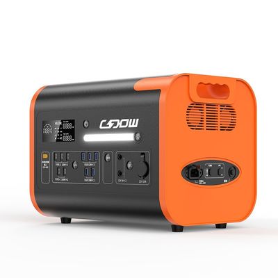 110V/220V 2200W Inversor de onda senoidal puro LiFePO4 Batería Estación de energía multifunción