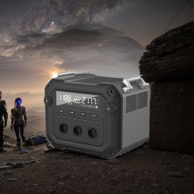Invertidor bidireccional Invertidor 2500W para campamento Estación de energía portátil para el hogar exterior