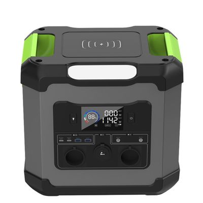 Luces LED de emergencia y carga inalámbrica de 5W Generador solar de 1500W para camping al aire libre