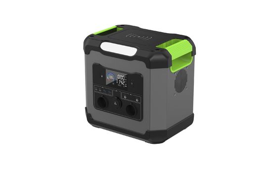 Estación de energía portátil de salida de corriente alterna de 1500 W y salida de tipo C2 de 12 V/2,25 A para emergencias