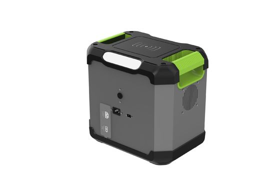 Estación de energía portátil de salida de corriente alterna de 1500 W y salida de tipo C2 de 12 V/2,25 A para emergencias