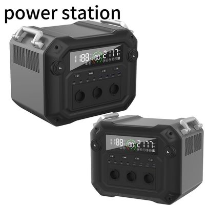 Almacenamiento de energía Estación de energía portátil con 1200W de entrada de CA y 3600W/3430.4wh de capacidad