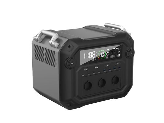 2500W Socket de salida USB Sistema de almacenamiento de energía de la central eléctrica con potencia de salida de CA