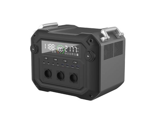 2500W Socket de salida USB Sistema de almacenamiento de energía de la central eléctrica con potencia de salida de CA