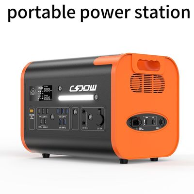 110V/220V AC/DC móvil recargable 2200W Estación de energía portátil AT22 Color Naranja Negro