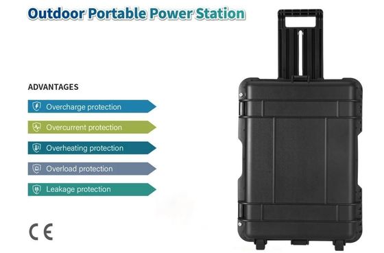 Potencia de salida de 4000W Estación de energía solar portátil Perfecto para acampar y energía de espera