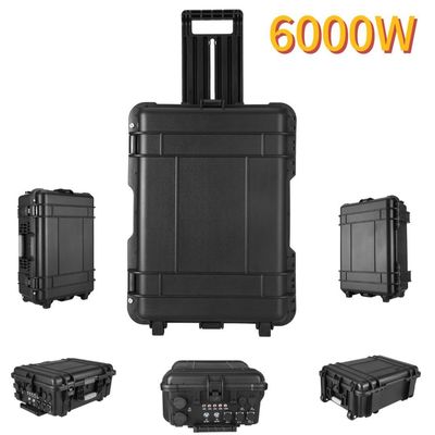 Corriente de salida de CA 15A Max 6000W Cargador USB exterior para viajes, acampar y emergencias