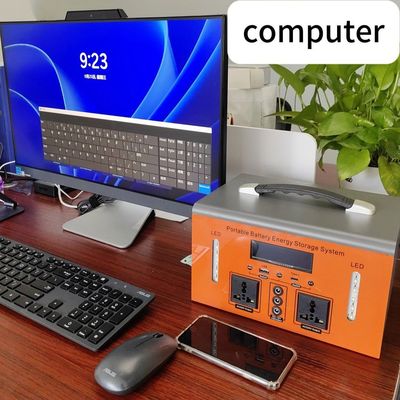 Estación eléctrica portátil de 300W/500W con puerto USB y base de alimentación de CA para acampar o energía de emergencia