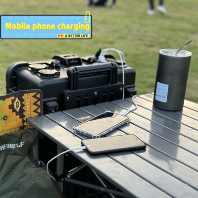 Batería portátil Lifep04 de salida de onda senoidal pura 5000W/4800wh/48kg para acampar al aire libre