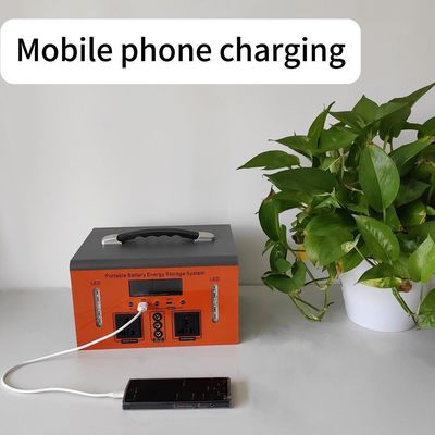 Venta directa de 500W para campamento al aire libre Estación de energía portátil Adaptador de corriente continua de voltaje de entrada