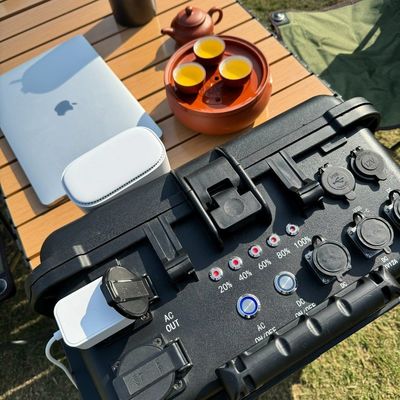 Material de cáscara aleación ABS 5000W/4800wh Caja de barra de tira para campamento central eléctrica portátil