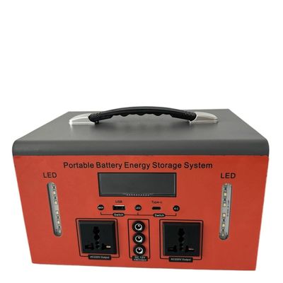 Estación eléctrica recargable al aire libre 500W con iluminación de picnic y protección contra sobrecargas