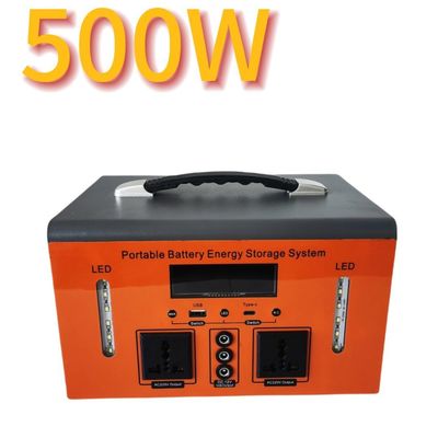 Fuente de alimentación de batería de litio portátil XT500 500W para acampar al aire libre y emergencias