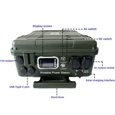 Generador de 6000W/110V/230V con panel solar cargando su fuente de energía de emergencia