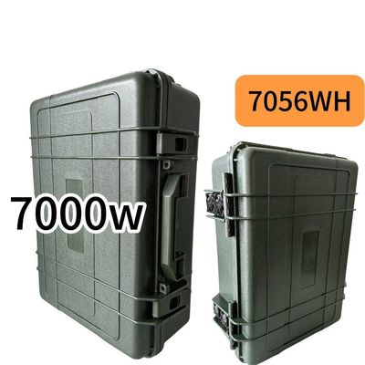Potencia de reserva de viaje Estación eléctrica portátil de 7000W con doble enfriamiento forzado inteligente