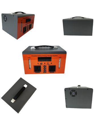 Generador solar de emergencia de emergencia Estación de energía de 500W con adaptador de voltaje de entrada de CC