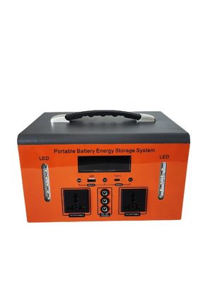 Generador solar de emergencia de emergencia Estación de energía de 500W con adaptador de voltaje de entrada de CC