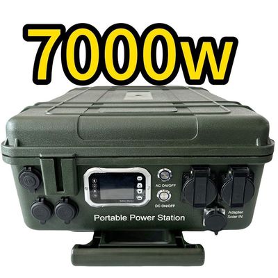 Alcance de SOC 5%-95% Fuente de alimentación de emergencia exterior Estación eléctrica portátil doméstica de 7000 W