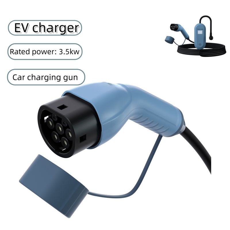 Estación de carga de pared de 220 V de tipo caja LCD Cargador de pared para automóviles