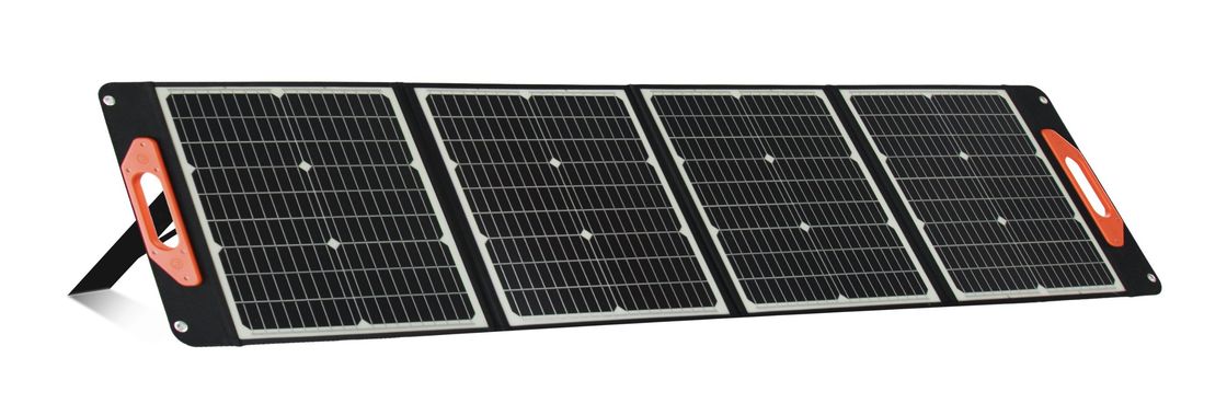 Panel solar plegable de silicio monocristalino de 200W para un almacenamiento y transporte fáciles