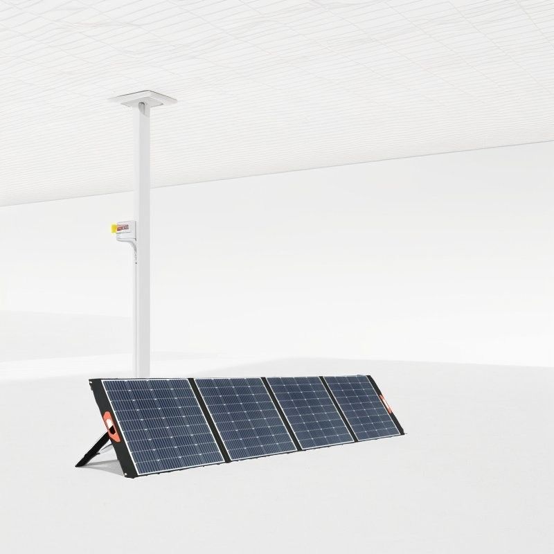 UB-100 Panel solar verde duradero al aire libre de 100W de potencia nominal Aplicación portátil plegable