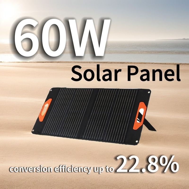 Pd de salida USB-C 45W Máximo 5V/9V/12V/15V Panel solar 50W 60W 100W Mono Poly
