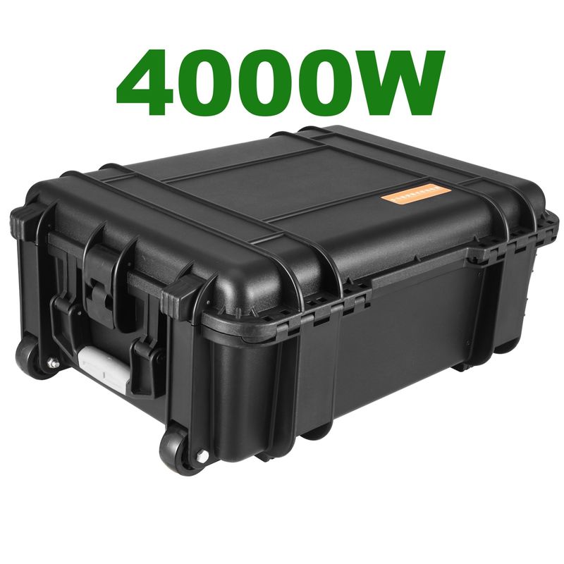 LT-40 Banco de energía solar portátil para campamento al aire libre 500W 4000W 2000W 3000W con cargador de batería de litio