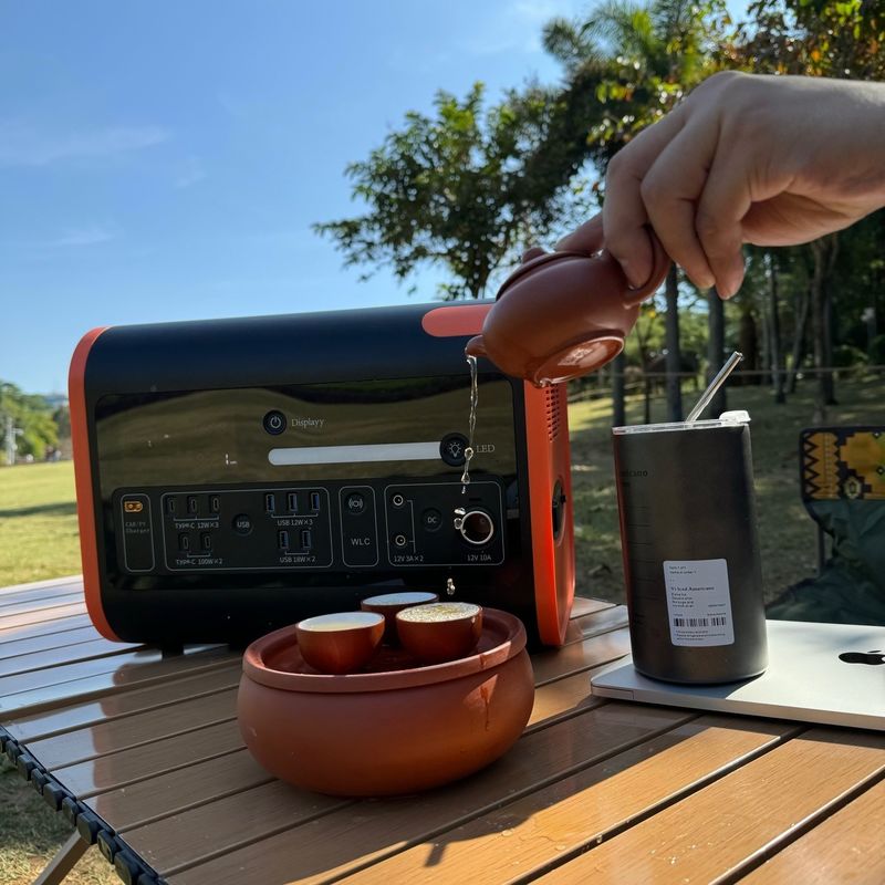 Inversor de onda senoidal pura 2200W Estación de energía portátil al aire libre para almacenamiento de energía solar en el hogar