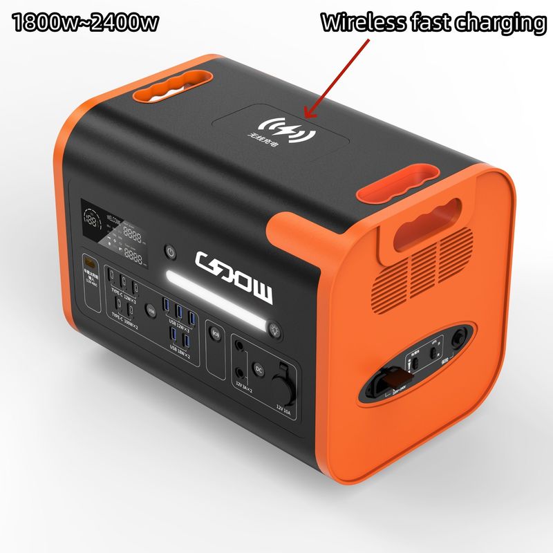 Personalización Pure Sine Wave 220V 2048wh LiFePO4 Generador para la central eléctrica móvil