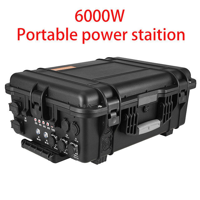 AC Pure Sine Wave Output Negro Multifuncional 6kw Central eléctrica para la vida fuera de la red