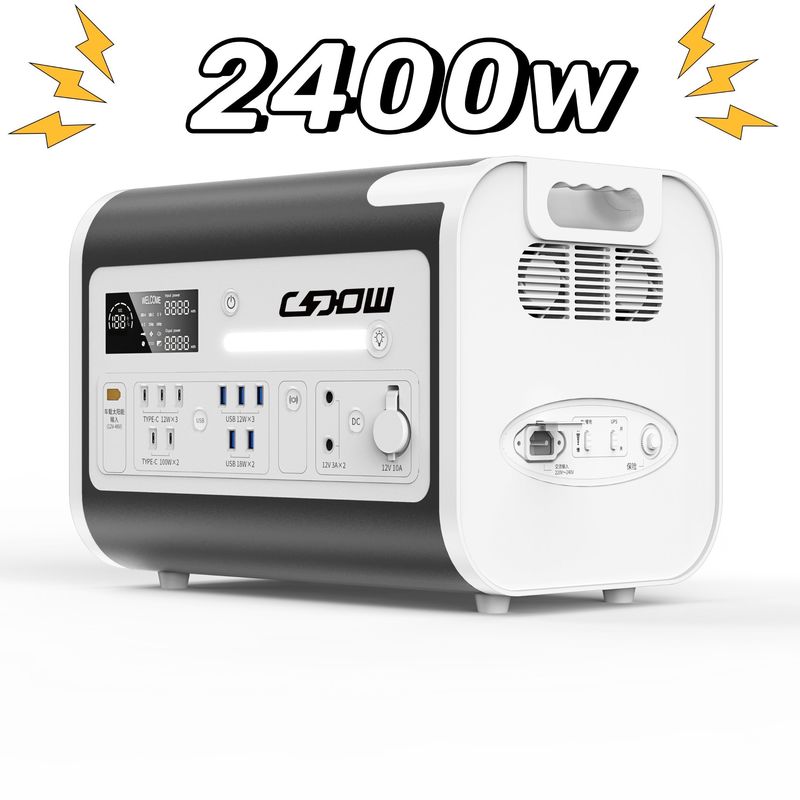 Generador solar para centrales eléctricas de emergencia y camping al aire libre