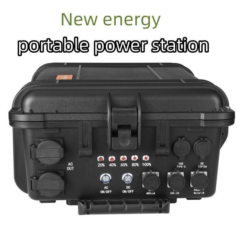 Batería de litio ternaria Generador solar de 6000W para fotografía de drones al aire libre