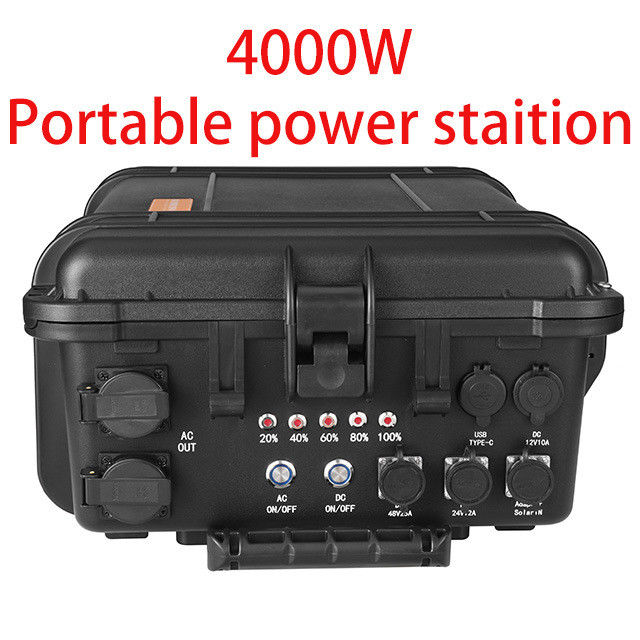 Energía para acampar al aire libre con una gran capacidad de 4000W y generador solar USB/tipo-C de 18W Max