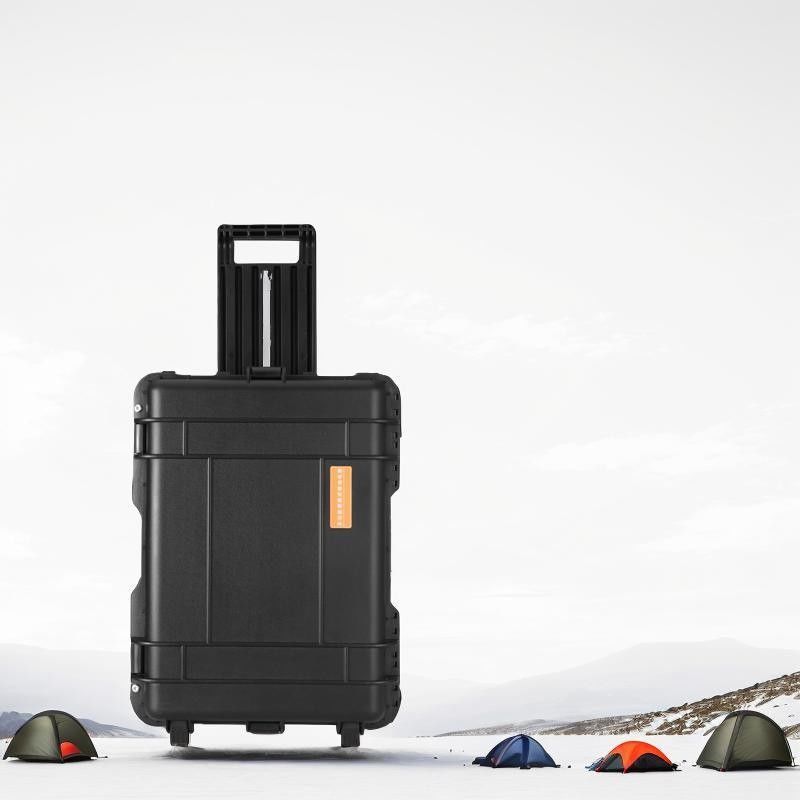 Estación eléctrica de 38 kg para campamento Cargador de emergencia y fuente de alimentación UPS 3000W 610*440*250 mm