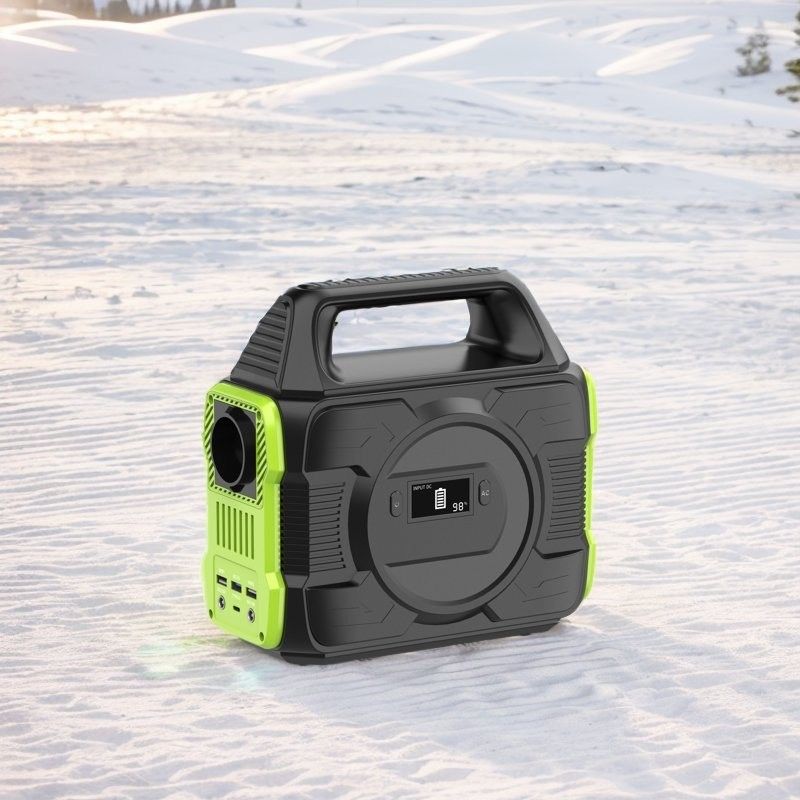 Estación de carga rápida portátil de 110V 300W con pantalla LCD y capacidad de batería de 8000mAh