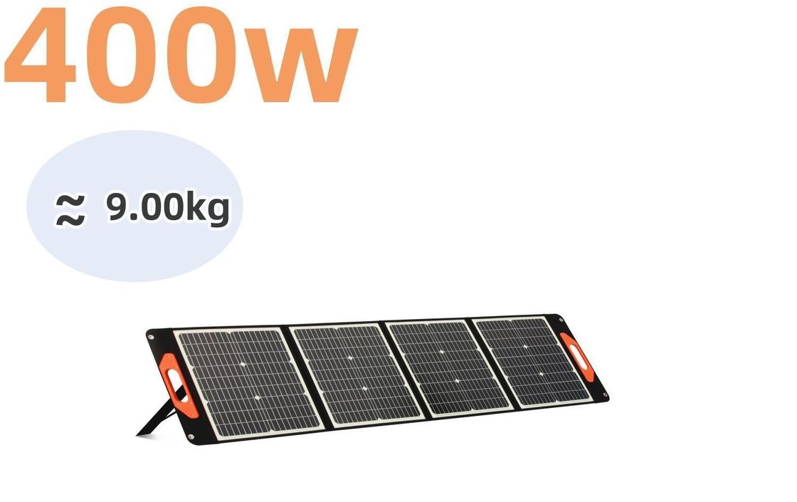 Panel solar plegable de 400W UB-400 Silicio monocristalino para energía exterior sostenible