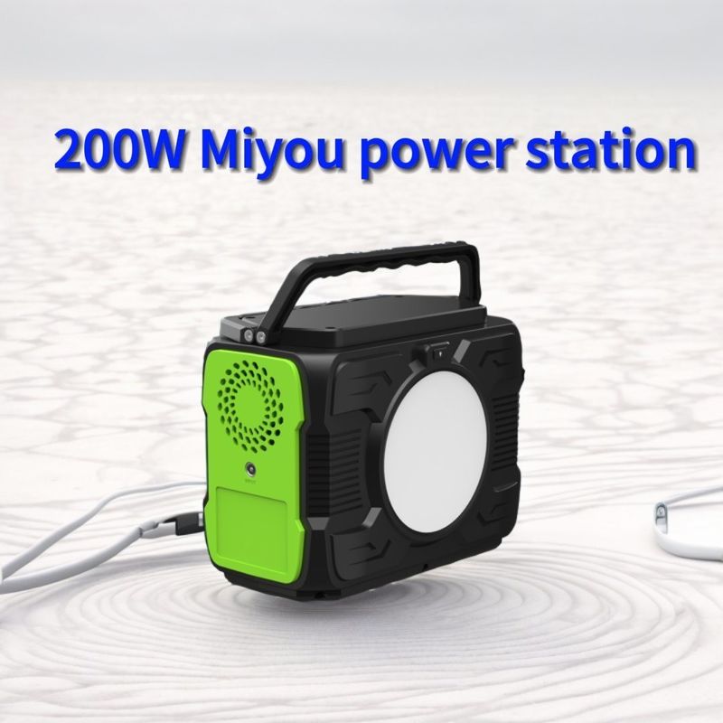 QC3.0 Salida 9V/2A 48000mAh Emergencia Mini Banco de energía móvil portátil 200W Estación de energía