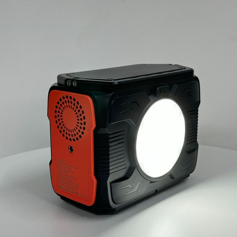 Estación de energía solar compacta y ligera de 200W 300W con entrada de adaptador 5V-20V/2A