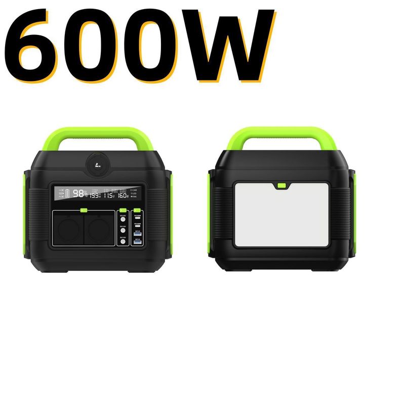 Estación de carga solar de 600W MPPT para acampar al aire libre Excelente y ligero