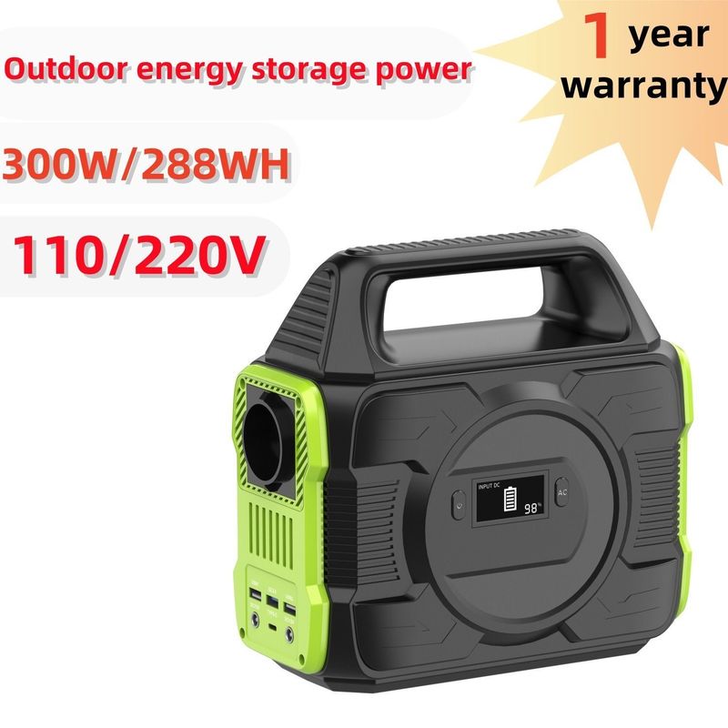 Sistema de energía de generador solar portátil USB de 300W para emergencias y viajes para cargar el teléfono